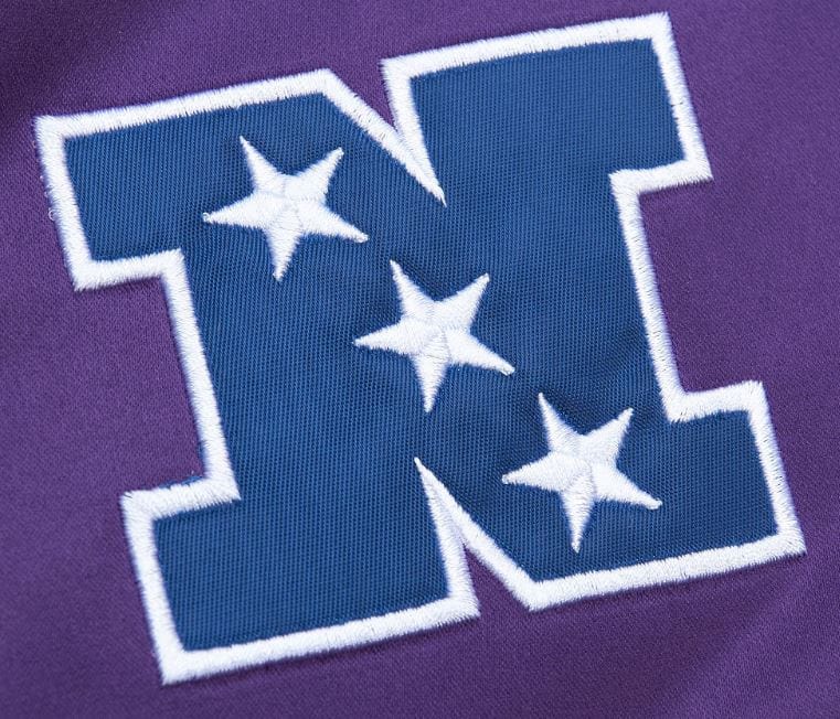 Mitchell & Ness Jacket Minnesota Vikings Mitchell & Ness Purple Heavyweight Satin Jacket - Men's