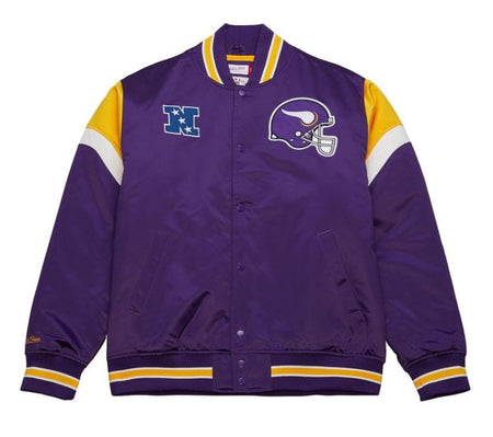 Minnesota Vikings White Satin Jacket