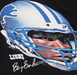 Mitchell & Ness Shirts Adult Barry Sanders Detroit Lions Mitchell & Ness Black Real NFL Big Face T-Shirt - Men's