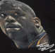 Mitchell & Ness Shirts Adult Shaquille O'Neal Los Angeles Lakers Mitchell & Ness Black Real NBA Big Face T-Shirt - Men's