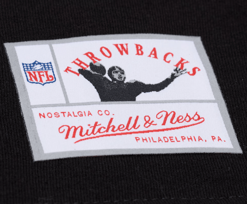 Mitchell & Ness Shirts Adult Walter Payton Chicago Bears Mitchell & Ness Black Real NFL Big Face T-Shirt - Men's