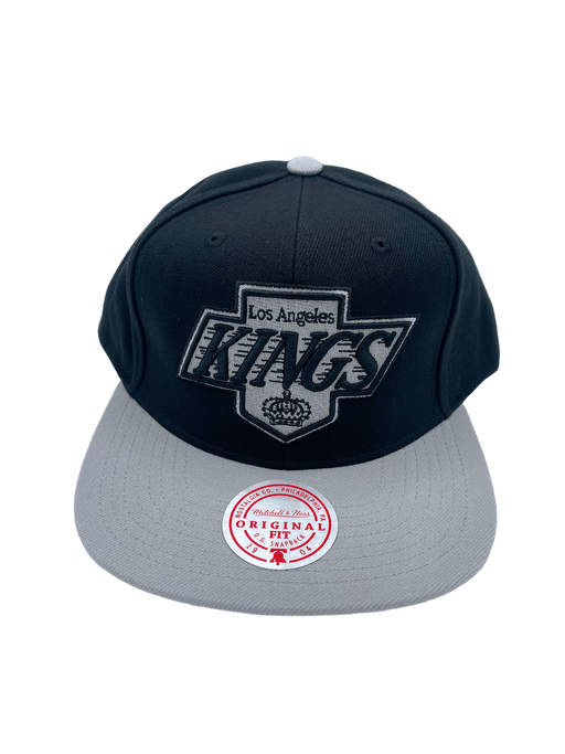 Mitchell & Ness Snapback Hat Adjustable / Black Los Angeles Kings Mitchell & Ness Black 2 Tone Snapback Hat