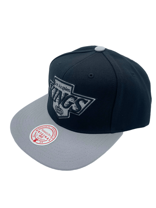 Mitchell & Ness Snapback Hat Adjustable / Black Los Angeles Kings Mitchell & Ness Black 2 Tone Snapback Hat