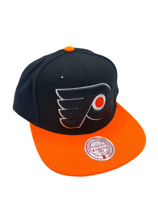 Philadelphia Flyers Mitchell & Ness Black 2 Tone Snapback Hat