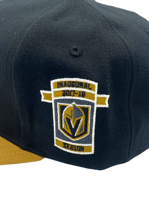 Vegas Golden Knights Mitchell & Ness Black 2 Tone Side Patch Snapback Hat
