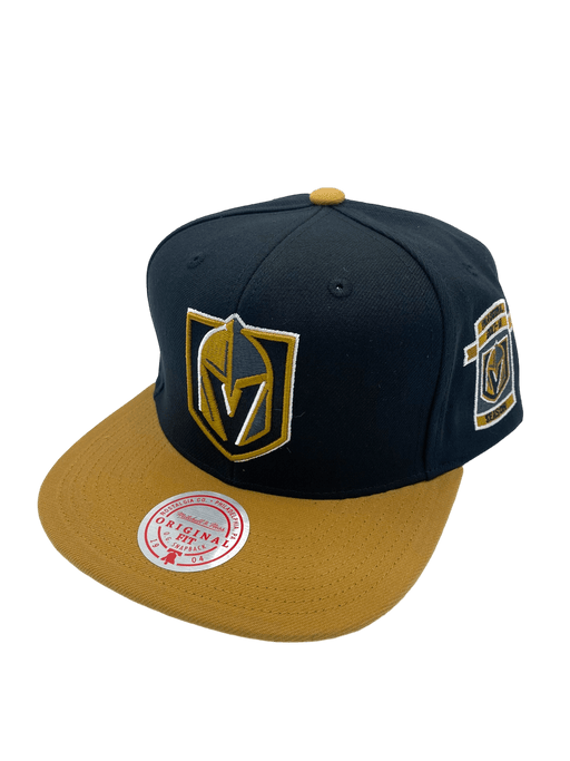Vegas Golden Knights Mitchell & Ness Black 2 Tone Side Patch Snapback Hat