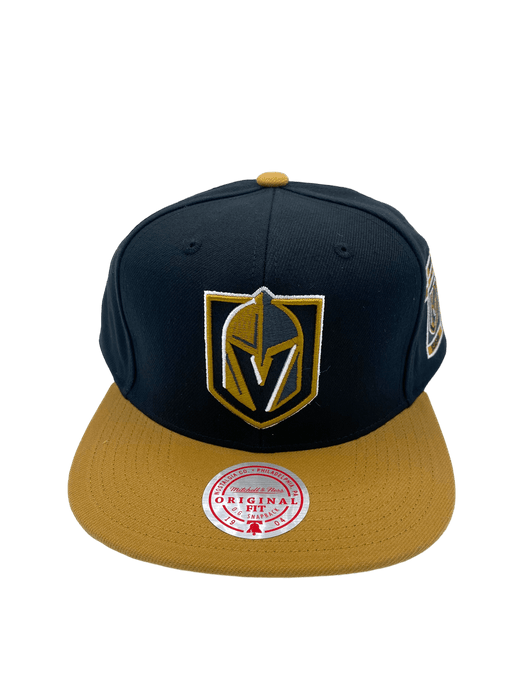 Mitchell & Ness Snapback Hat Adjustable / Black Vegas Golden Knights Mitchell & Ness Black 2 Tone Side Patch Snapback Hat
