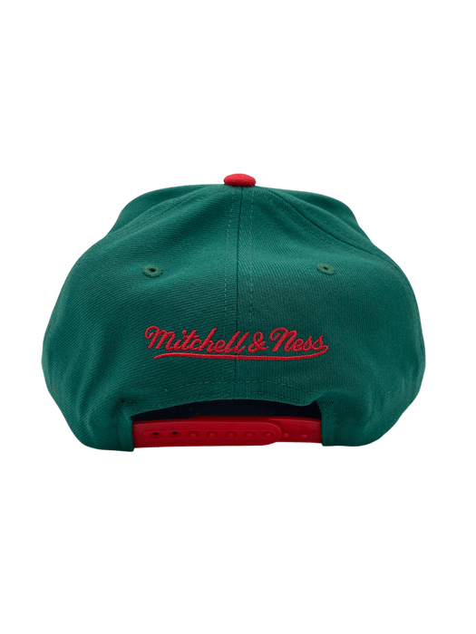 Mitchell & Ness Snapback Hat Adjustable / Green Adult Minnesota Wild Mitchell & Ness Green 2 Tone Snapback Hat - Men's