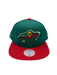 Mitchell & Ness Snapback Hat Adjustable / Green Adult Minnesota Wild Mitchell & Ness Green 2 Tone Snapback Hat - Men's