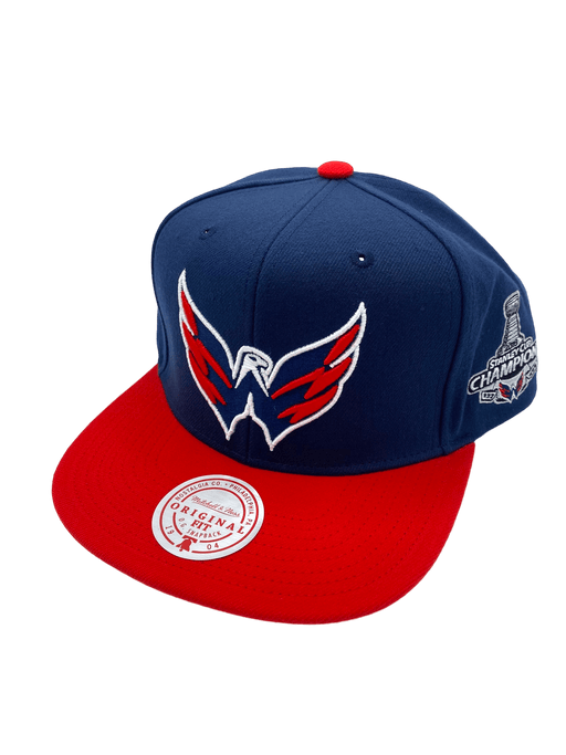 Washington Capitals Mitchell & Ness Navy 2 Tone Side Patch Snapback Hat