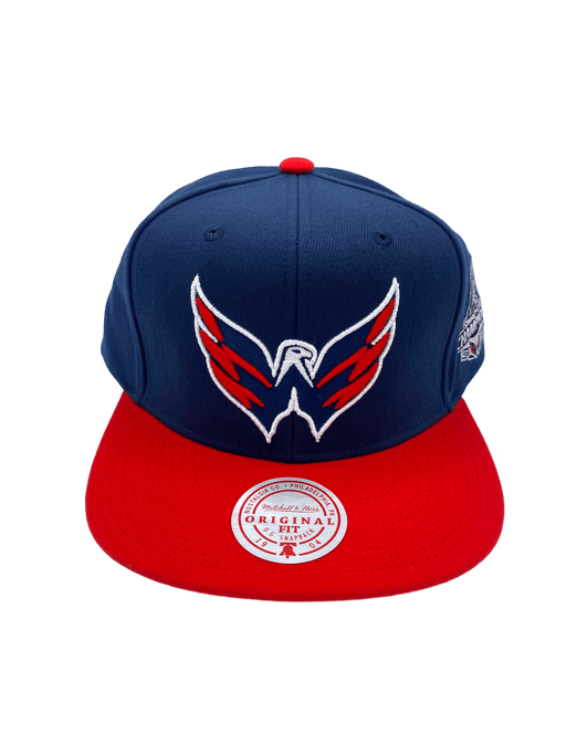 Washington Capitals Mitchell & Ness Navy 2 Tone Side Patch Snapback Hat