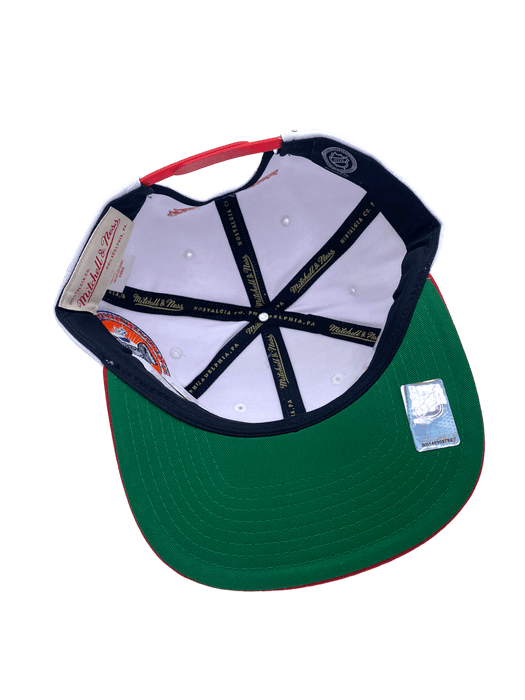 Mitchell & Ness Snapback Hat Adjustable / Red Washington Capitals Mitchell & Ness Navy 2 Tone Side Patch Snapback Hat