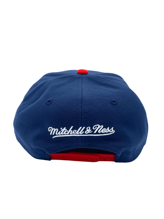 Mitchell & Ness Snapback Hat Adjustable / Red Washington Capitals Mitchell & Ness Navy 2 Tone Side Patch Snapback Hat