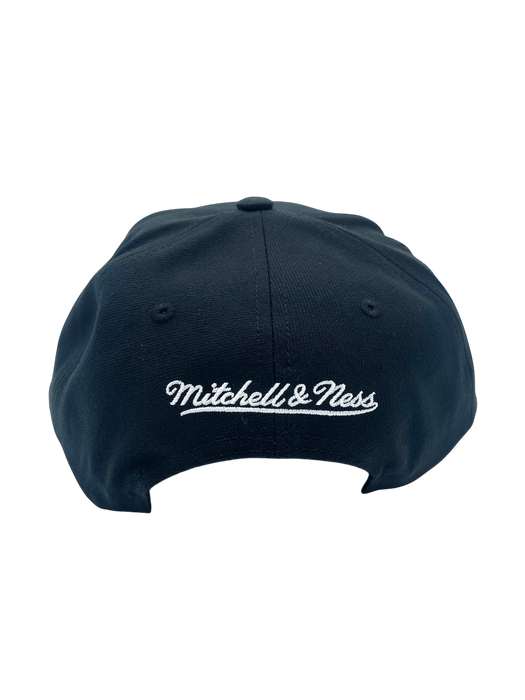 Mitchell & Ness Snapback Hat OSFM / Black Adult Chicago Blackhawks Mitchell & Ness Black Top Spot Side Patch Snapback Hat - Men's