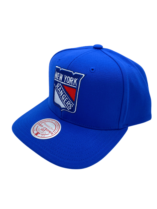 Mitchell & Ness Snapback Hat OSFM / Blue Adult New York Rangers Mitchell & Ness Blue Team Ground 2.0 Snapback Hat - Men's