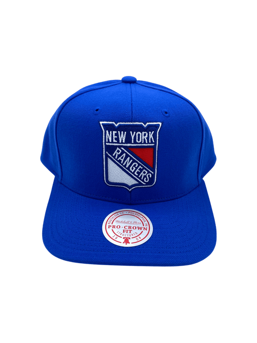 Mitchell & Ness Snapback Hat OSFM / Blue Adult New York Rangers Mitchell & Ness Blue Team Ground 2.0 Snapback Hat - Men's