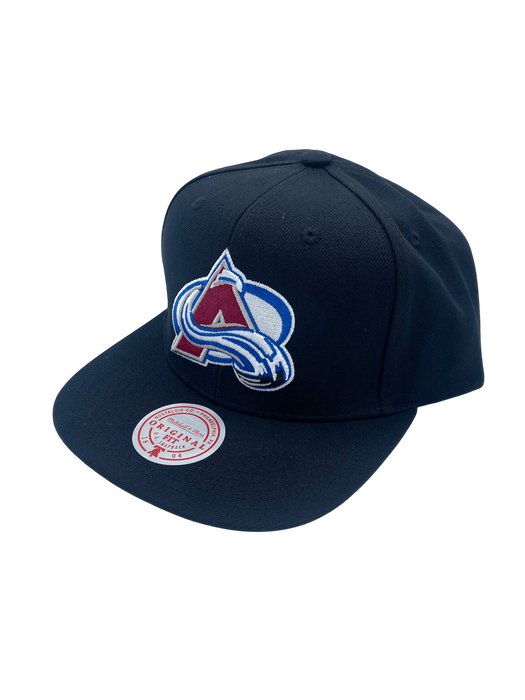 Mitchell & Ness Snapback Hat OSFM / Maroon Adult Colorado Avalanche Mitchell & Ness Maroon Top Spot Side Patch Snapback Hat - Men's