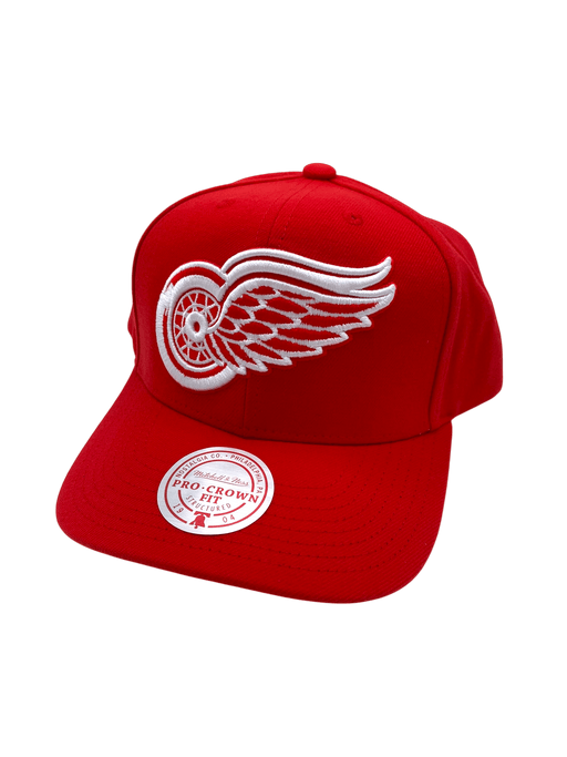 Mitchell & Ness Snapback Hat OSFM / Red Adult Detroit Red Wings Mitchell & Ness Red Team Ground 2.0 Snapback Hat - Men's