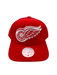 Mitchell & Ness Snapback Hat OSFM / Red Adult Detroit Red Wings Mitchell & Ness Red Team Ground 2.0 Snapback Hat - Men's