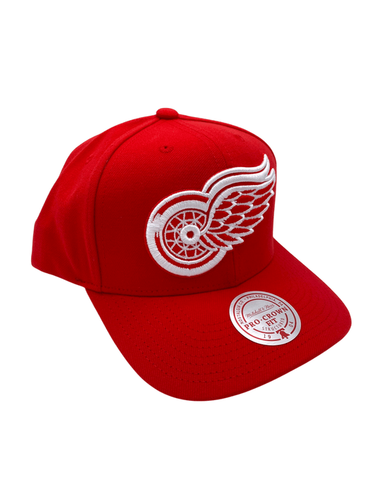 Mitchell & Ness Snapback Hat OSFM / Red Adult Detroit Red Wings Mitchell & Ness Red Team Ground 2.0 Snapback Hat - Men's