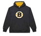 Mitchell & Ness Sweatshirts Adult Boston Bruins Mitchell & Ness Black Snow Washed Hooded Sweatshirt - Men's