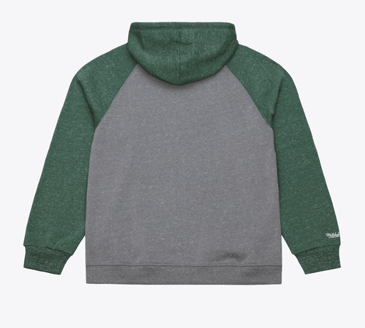 Mitchell & Ness Sweatshirts Adult Green Bay Packers Mitchell & Ness Gray Winning Streak Fleece Hooded Sweatshirt - Men's