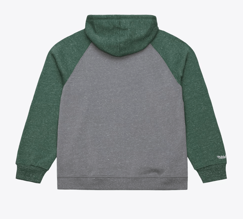 Mitchell & Ness Sweatshirts Adult Green Bay Packers Mitchell & Ness Gray Winning Streak Fleece Hooded Sweatshirt - Men's