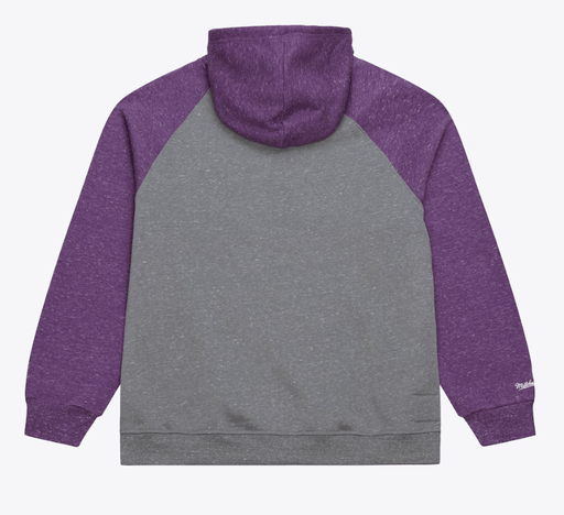 Mitchell & Ness Sweatshirts Adult Minnesota Vikings Mitchell & Ness Gray Winning Streak Fleece Hooded Sweatshirt - Men's