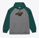 Mitchell & Ness Sweatshirts Adult Minnesota Wild Mitchell & Ness Gray Winning Streak Fleece Hooded Sweatshirt - Men's