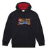 Mitchell & Ness Sweatshirts Adult Philadelphia 76ers Mitchell & Ness Black Snow Washed Hooded Sweatshirt - Men's