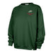 Mitchell & Ness Sweatshirts Minnesota Wild 47 Brand Green Shout Out Oversize Crewneck Sweatshirt - Women's