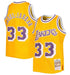 Mitchell & Ness Youth Jersey Youth Kareem Abdul Jabbar Los Angeles Lakers Mitchell & Ness 1985 Gold NBA Throwback Jersey