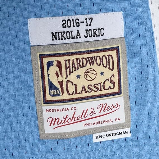 Mitchell & Ness Youth Jersey Youth Nikola Jokic Denver Nuggets Mitchell & Ness NBA Light Blue Throwback Jersey