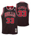 Mitchell & Ness Youth Jersey Youth Scottie Pippen Chicago Bulls Mitchell & Ness Black Pinstripe Alternate NBA Throwback Jersey - Unisex