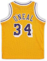 Men's Mitchell & Ness Shaquille O'Neal Purple LSU Tigers Authentic