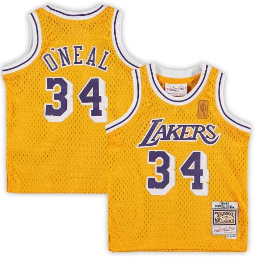 Shaquille O'Neal MPLS Lakers Hardwood Classics Throwback NBA Swingman  Jersey