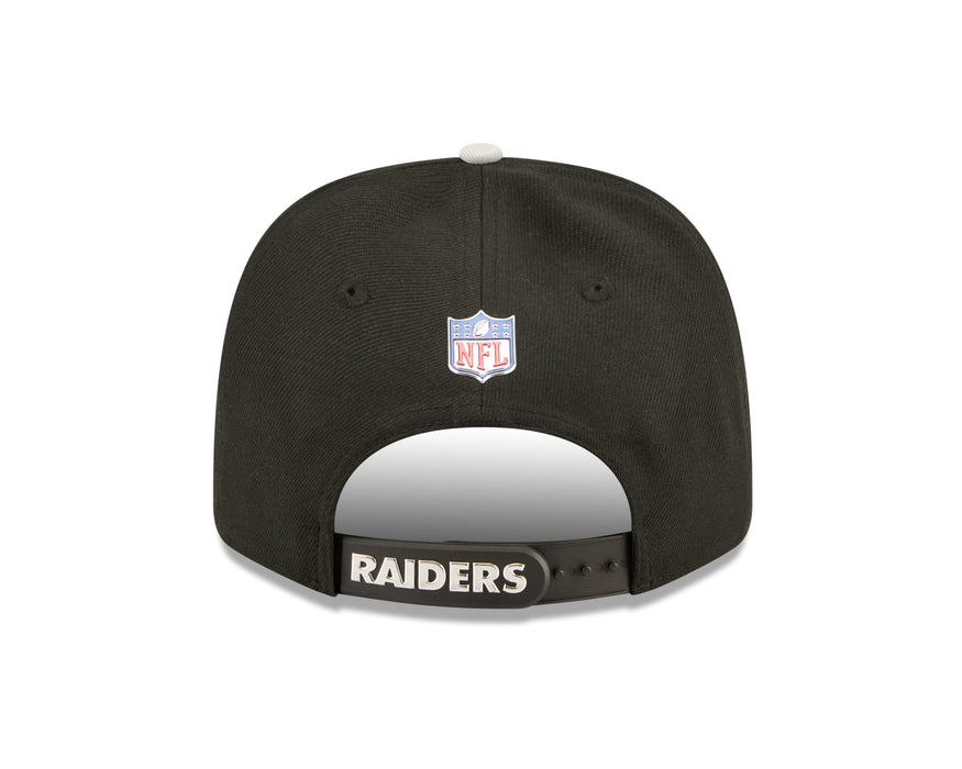 New Era Adjustable Hat Adjustable / Black Adult Las Vegas Raiders New Era Team Color 2026 NFL Draft 9SEVENTY Stretch Snap Adjustable Hat - Men's