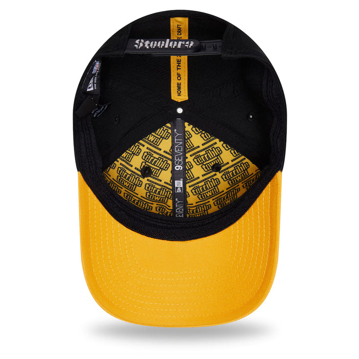 New Era Adjustable Hat Adjustable / Black Adult Pittsburgh Steelers New Era Team Color 2026 NFL Draft 9SEVENTY Stretch Snap Adjustable Hat - Men's