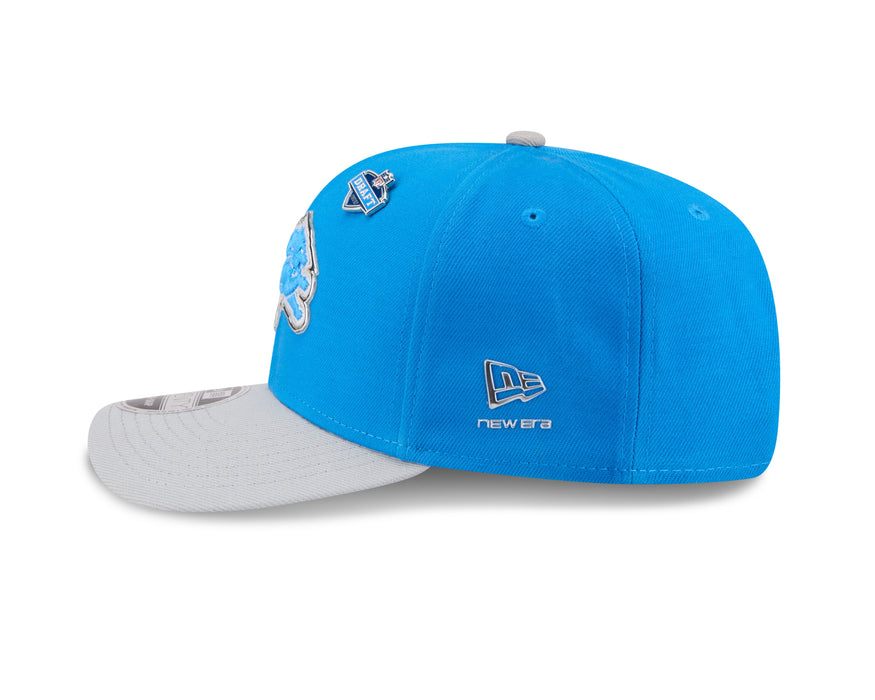 New Era Adjustable Hat Adjustable / Blue Adult Detroit Lions New Era Team Color 2026 NFL Draft 9SEVENTY Stretch Snap Adjustable Hat - Men's