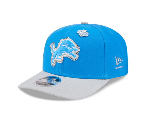 New Era Adjustable Hat Adjustable / Blue Adult Detroit Lions New Era Team Color 2026 NFL Draft 9SEVENTY Stretch Snap Adjustable Hat - Men's