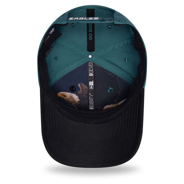 New Era Adjustable Hat Adjustable / Eagles Adult Philadelphia Eagles New Era Team Color 2026 NFL Draft 9SEVENTY Stretch Snap Adjustable Hat - Men's