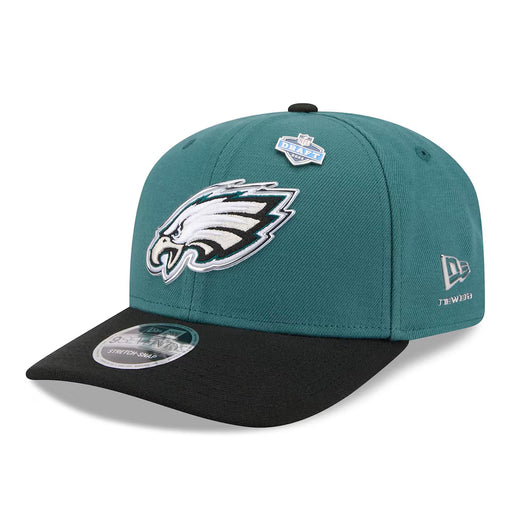 New Era Adjustable Hat Adjustable / Eagles Adult Philadelphia Eagles New Era Team Color 2026 NFL Draft 9SEVENTY Stretch Snap Adjustable Hat - Men's