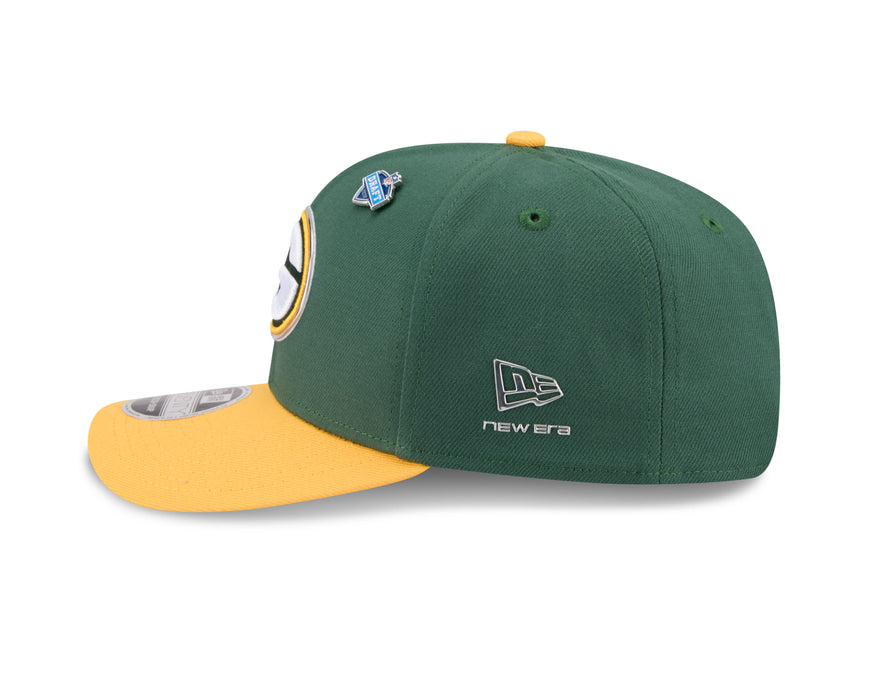 New Era Adjustable Hat Adjustable / Green Adult Green Bay Packers New Era Team Color 2026 NFL Draft 9SEVENTY Stretch Snap Adjustable Hat - Men's