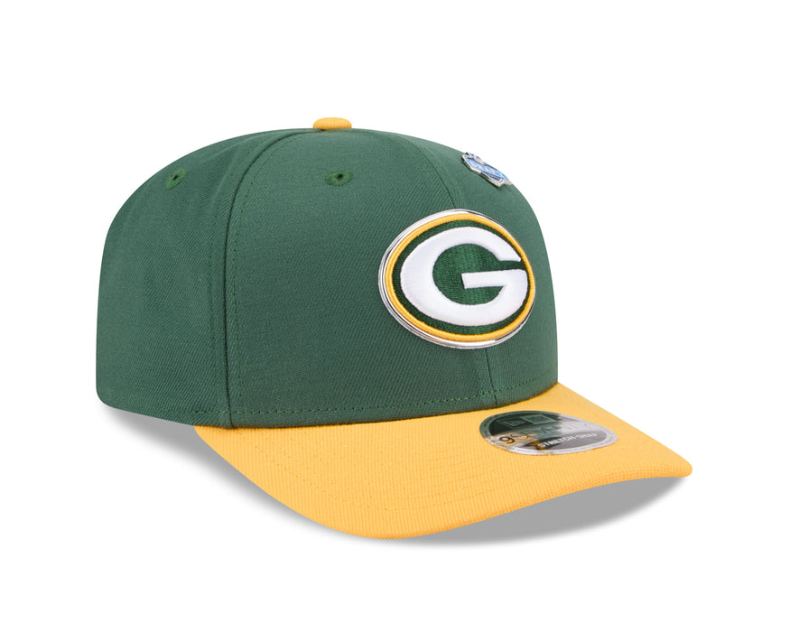 New Era Adjustable Hat Adjustable / Green Adult Green Bay Packers New Era Team Color 2026 NFL Draft 9SEVENTY Stretch Snap Adjustable Hat - Men's