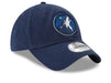 New Era Adjustable Hat Adjustable / Navy Minnesota Timberwolves New Era Navy Core Classic 9TWENTY Adjustable Hat