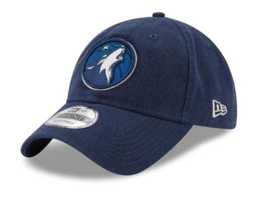 Minnesota Timberwolves New Era Navy Core Classic 9TWENTY Adjustable Hat