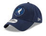 New Era Adjustable Hat Adjustable / Navy Minnesota Timberwolves New Era Navy Core Classic 9TWENTY Adjustable Hat