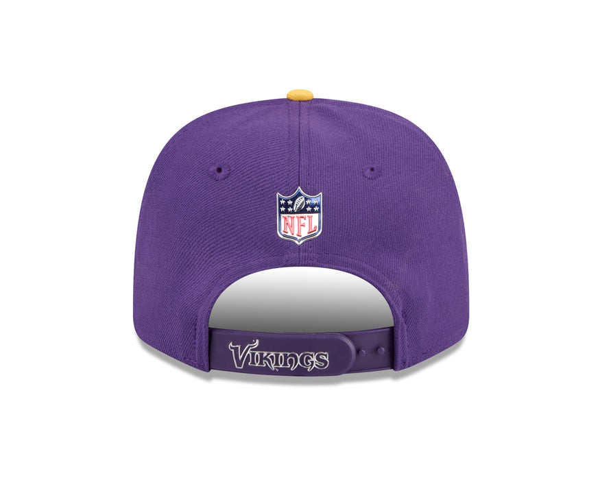 New Era Adjustable Hat Adjustable / Purple Adult Minnesota Vikings New Era Team Color 2026 NFL Draft 9SEVENTY Stretch Snap Adjustable Hat - Men's