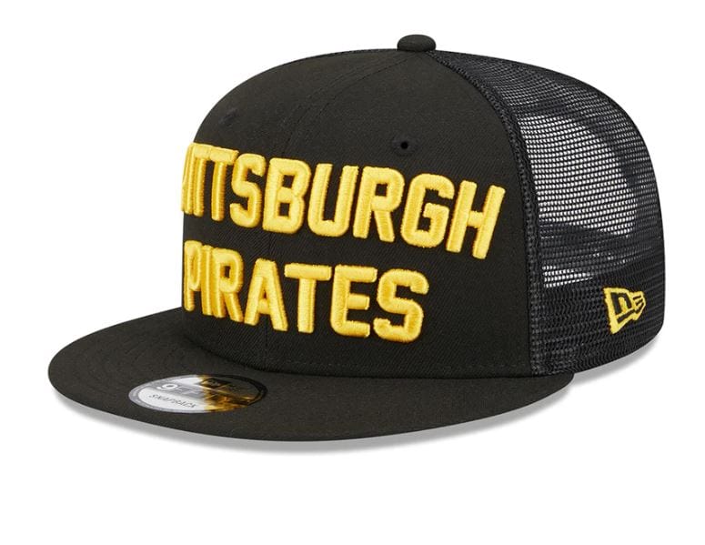 Pittsburgh Pirates Baseball Hat - Vintage Black Corduroy men's