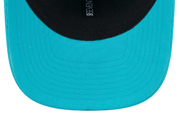 New Era Adjustable Hat OSFA / Aqua Miami Dolphins New Era Aqua 2024 Sideline Roper 9SEVENTY Stretch-Snapback Hat